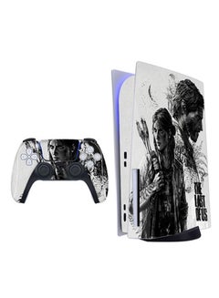 Full Set Skin Decal for PS5 Console Disc Edition,Red Dead