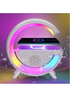 اشتري BT2301 big G ambient lamp Bluetooth speaker wireless charging colorful في الامارات