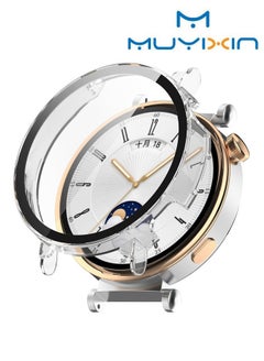 Buy Compatible for Huawei Watch GT4 41mm Clear Thin TPU Protector Bumper Watch Frame Case Cover Clear in Egypt