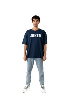 Buy OversizeJoker Print T-Shirt in Egypt