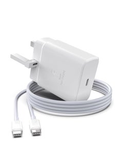 Buy 45W PD Adapter USB C To USB C Cable 5A Super Fast Charger for Samsung Galaxy S23/S23 Ultra/S23+/S22 Ultra/S22+/S22/S21 Ultra/S21+/S20/Note 20/Note 10+/Tab S8 Ultra/Tab S8/Tab S7/A53/Z Flip4 in UAE