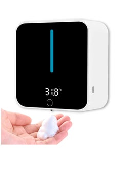 Buy Automatic Soap Dispenser Wall Mounted Hand Sanitizer Dispenser Contactless Motion Smart Sensor Refill 400ml Convenient Hygiene Suitable for Home Bathroom Kitchen Company School in UAE