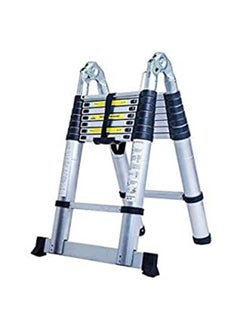 Buy Telescopic Ladder Of Aluminum 4.4 Meter Removable Multi-purpose Retractable in UAE