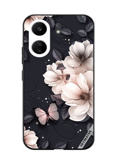 اشتري Protective Case Cover For Xiaomi Redmi 13C Flower Design Multicolour في الامارات