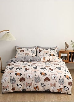 Buy Single size 4 pcs duvet cover set Bedding set without filler. in UAE