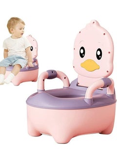 اشتري Realistic Potty Training Seat,Toddler Potty Chair with Soft Seat Removable Potty Pot Toilet,Tissue Dispenser and Splash Guard Non-Slip for Toddler 1 to 7 Years Old Kids في السعودية