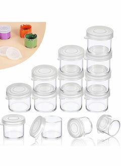 اشتري Plastic Mini Containers with Lids, 50 Pcs Small Paint Cup في الامارات