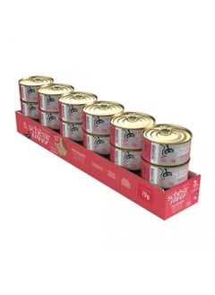 Buy Schesir, Silver Mousse & Fillets Senior, Cat Wholefood - Chicken With Duck - 70g X 12cans in 1BOX in UAE