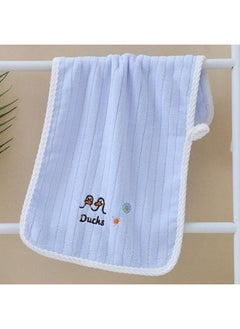 Buy Face Wash Towel Quick Absorbent Towel Boys Girls50*25Cm - Blue in Egypt