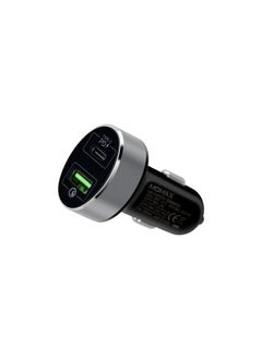 Buy MOMAX UC10 Dual-port USB With USB-C PD Fast Car Charger black in Egypt