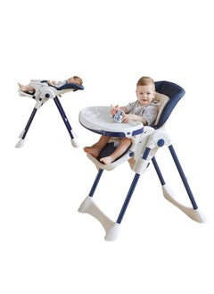 Buy ORiTi Multi-Function Baby High Chair, For Feeding & sleeping With Wheels & One Back Cushion in UAE