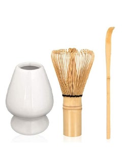 Buy 3 Pcs Traditional Handmade Matcha Tea Tool Set in Saudi Arabia