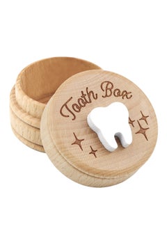 اشتري Wooden Tooth Fairy Box,Adorable Keepsake Storage for Boys and Girls Cute Lost Tooth Holder Toddler Teeth Case (1 Piece) في السعودية