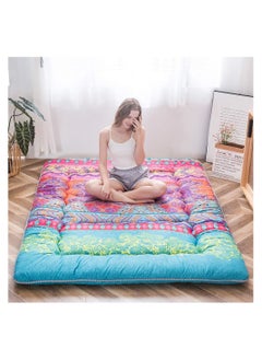 Buy COOLBABY Japanese Floor Mattress Futon Mattress Thicken Tatami Mat Sleeping Pad Foldable Roll Up Mattress Dormitory Mattress Pad Kids Floor Lounger Pillow Bed in UAE