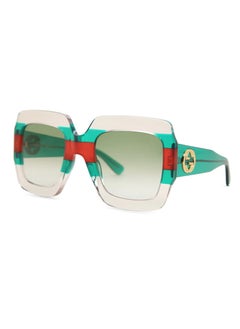 اشتري Gucci Unisex UV Protection Pilot Full Frame Sunglasses 56mm Green Gradient Sunglasses 54mm GG0178S في الامارات