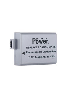 Buy DMK Power LP-E5 Battery Compatible with Canon Eos Digital Rebel Xsi 450d Lpe5 Lc-e5 1000d 500d Lpe5 Lc-e5 1000d 500d Xsi X3 Camera in UAE