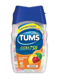 اشتري Tums Double Strength 750mg 48 Tablets في السعودية