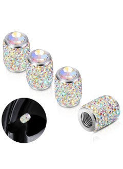 Buy SYOSI 4 Pcs Tire Stem Valve Caps, Shinny Rhinestone Tire Stem Valve Cap Bling Crystal Tire Caps Universal Car Tire Stem Valve Cap for  Cars, SUVs, Trucks, Motorcycles and Bicycles in UAE