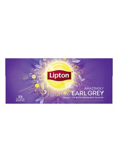 Buy Natural Black Tea With Bergamot Flavor Amazingly Earl Grey Sustainably Sourced 25 Bags in UAE