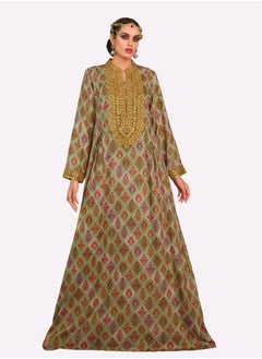 اشتري Sara Floral - Ogee Printed Jalabiya في الامارات