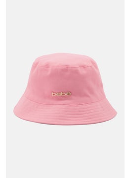 اشتري Women Brand Logo Bucket Hat, Pink في السعودية