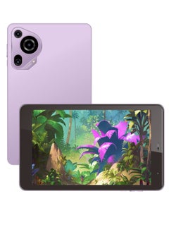 Buy CM828 tablet 512GB storage capacity 8GB RAM  Android system quad-core processor 8-inch screen with SIM card slot latest version (purple) in UAE