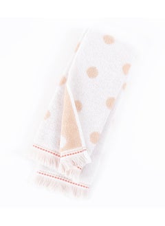 Buy Pillowfort Kids Polka Dot Hand Towel, Pink & White - 515 GSM, 38x66 cm in UAE