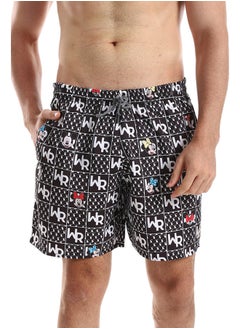 اشتري Side Pockets Crabs Patterned Board Shorts في مصر