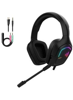 Buy GAMDIAS HEBE E2 RGB Gaming Headset - Stereo Surround Sound - noise-cancelling Microphone For PC, PS4, PS5, Phone in Egypt