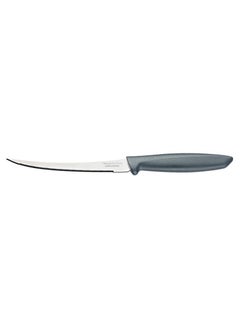 Buy Plenus 5 Inches Tomato Knife with Stainless Steel Blade and Gray Polypropylene Handle in UAE