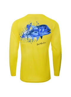 اشتري Bob Marlin Performance Shirt Ocean GT Yellow-3XL في الامارات