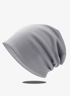 Buy Slouch Beanie Hat for Men Women Stretchy Skull Cap Soft Spring Autumn Warm Daily Outdoor Cuffed Hats Unisex Comfortable Beanie  Grey in UAE