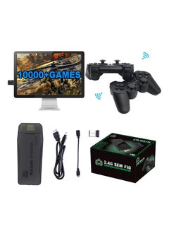 Buy Retro Video Game Console with 10000+ Classic FC Games Dual 2.4G Wireless Game Controller Support HDMI Output Display Screen Connection in UAE