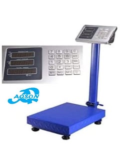 Buy AQSON Digital Weight Scale 100kg; Parcel Scale Postal Scales Platform Scales Digital LCD Display 90 ° Folding Adjustable Background Lighting Industrial Scale (Size : 100KG) in UAE