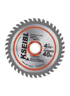 Buy Circular Saw Blades For Wood, Size 115x22.2mm  x 40 Teeth, Carbon Steel with TCT Head, Blade DIY Cutting for Wood, Laminate, Wood Composites, Veneered Plywood & Hardwoods, Trimming Wood, MDF, Plastic. in UAE