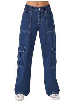 Buy High-Rise Cargo Jeans in Egypt