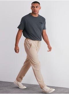 Buy Limited Edition Stone Regular Cut Thick Double Leg Sweatpants TMNAW24EA00023 in Egypt