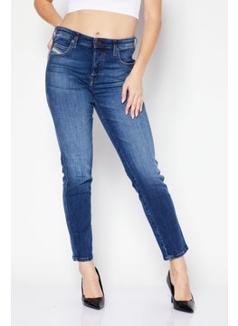 اشتري Women Babhila Regular Fit Wash Stretchable Jeans, Blue في السعودية