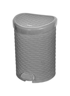 Buy Medium Rattan Waste Bin, Gray 6221999653044 in Egypt