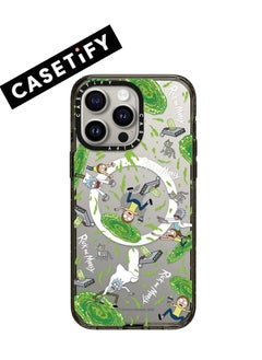 Buy Apple iPhone 15 Pro Max Case,Rick and Morty Stick Magnetic Adsorption Phone Case - Semi transparent in UAE