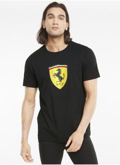 Buy Scuderia Ferrari Race Bold Colour Shield Mens Shortsleeve T-shirt in UAE