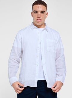 Buy Linen Regular Fit Shirt in UAE