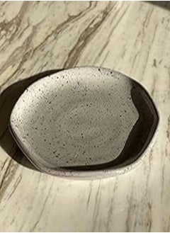 اشتري HomePro Pottery Space Grey 20 cm Plate في مصر