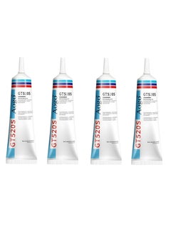 Buy Fabric Glue, 4 Pieces 60ml Suitable for All Fabrics Cotton Linen Denim Leather Polyester Doll Repair Fabric Glue Permanent Clear Washable Fabric Liquid Stitch Mending Sewing Fix Flexible Adhesive Glue in Saudi Arabia