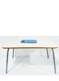 Buy Portable and foldable multi-purpose table suitable as a tray for serving food, for children, work and students, used on the floor, bed and sofa in Saudi Arabia