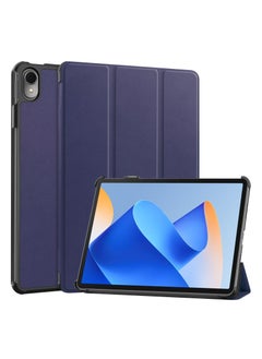 Buy Slim Stand Hard Back Shell Smart Cover Case for Huawei  MatePad SE 11 inch, Auto Wake/Sleep Blue in UAE