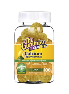 Buy Calcium + Vitamin D (Adults) - 100 Gummies in Saudi Arabia