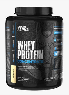 اشتري Alpha Whey Protein Concentrate - Vanilla 2 KG في مصر