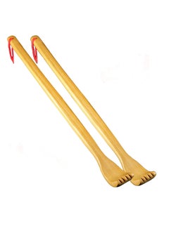 Buy 2Pcs Wooden Manual Back Scratchers Massager Long Back Scratcher for Body Relaxation Relieving Discomforts Itching in UAE