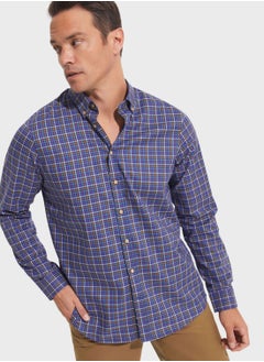 اشتري Check Deatiled  Regular Fit Shirt في الامارات